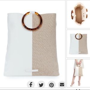 FRENCH CONNECTION Dante Editor Ring Handle Tote